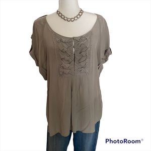 Nanette Lepore Grey Tunic - size 10